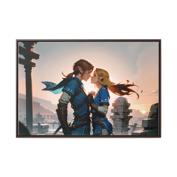 Canvas print The Legend of Zelda: Breath of The Wild - Sunset