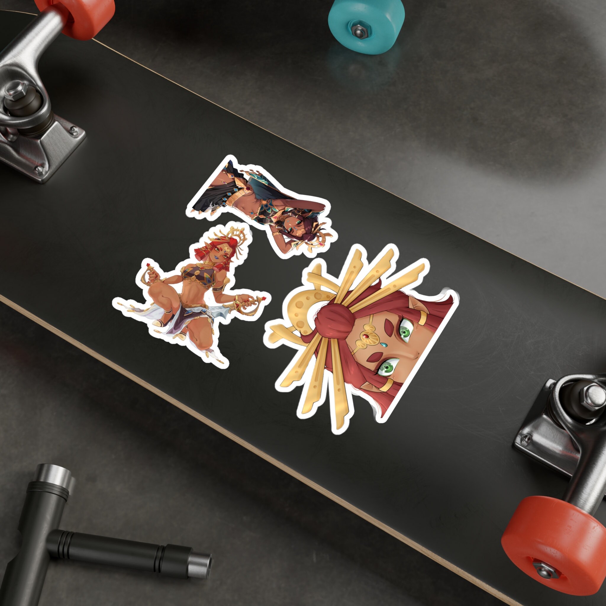Riju, Tears of the Kingdom Car Decal Set, Peek Sticker - Etsy