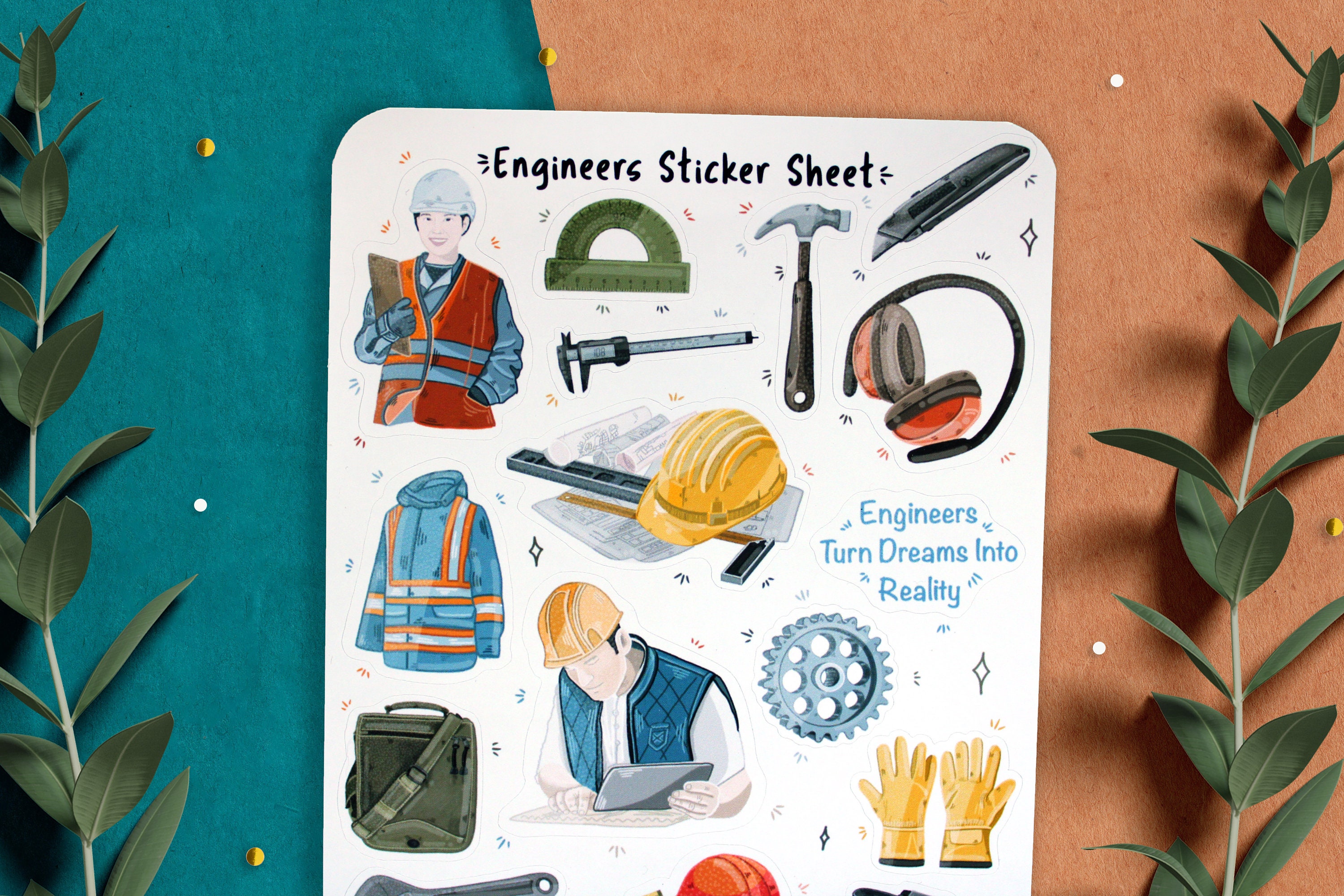 Engineers Stickers, Planner Stickers, Journal Stickers, Jobs Stickers ...