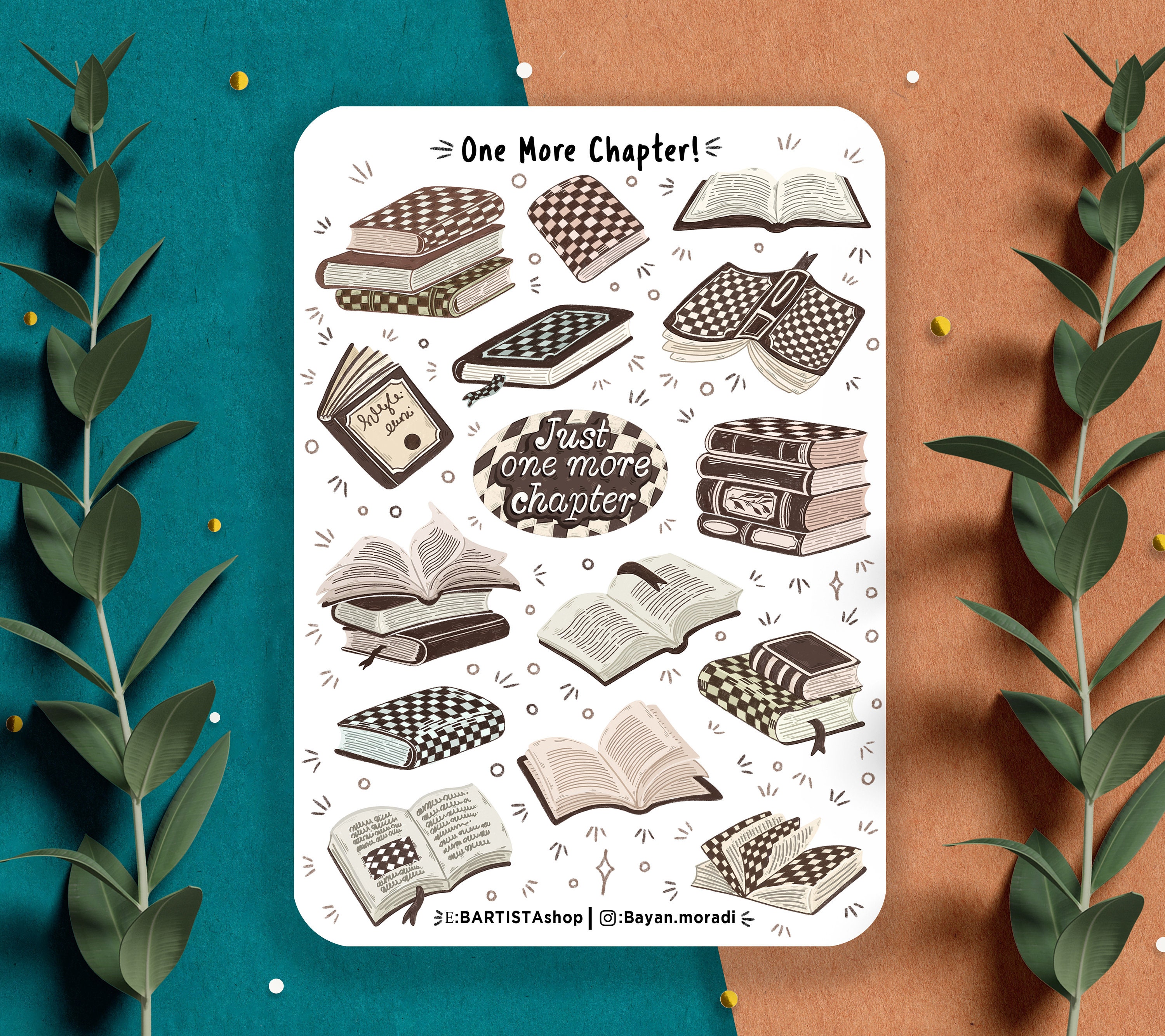 Book Love Sticker Pack , Reading Stickers, Planner Stickers, Scrapbook ...
