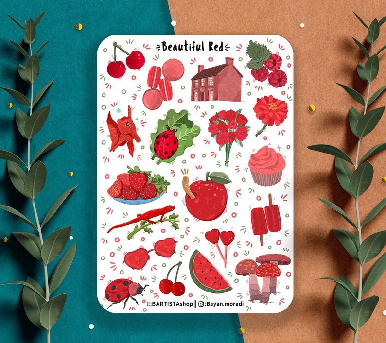 Color Sticker Package Beauty of Colours Sticker Pack, Planner Stickers, Journal Stickers ...