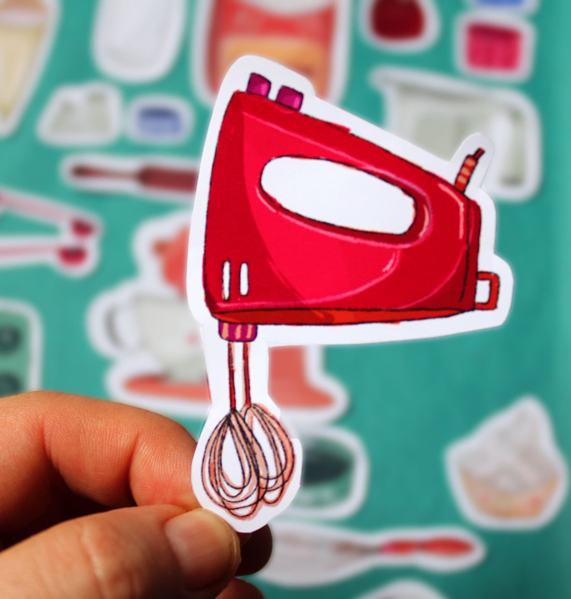 Cake Stickers fun Baking stickers 24 Stickers Scrapbook Etsy