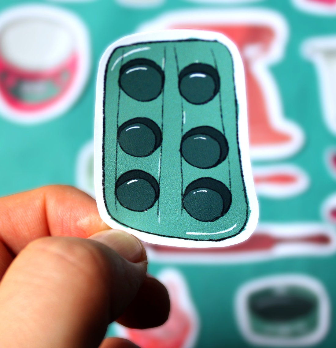 Cake Stickers fun Baking stickers 24 Stickers Scrapbook Etsy