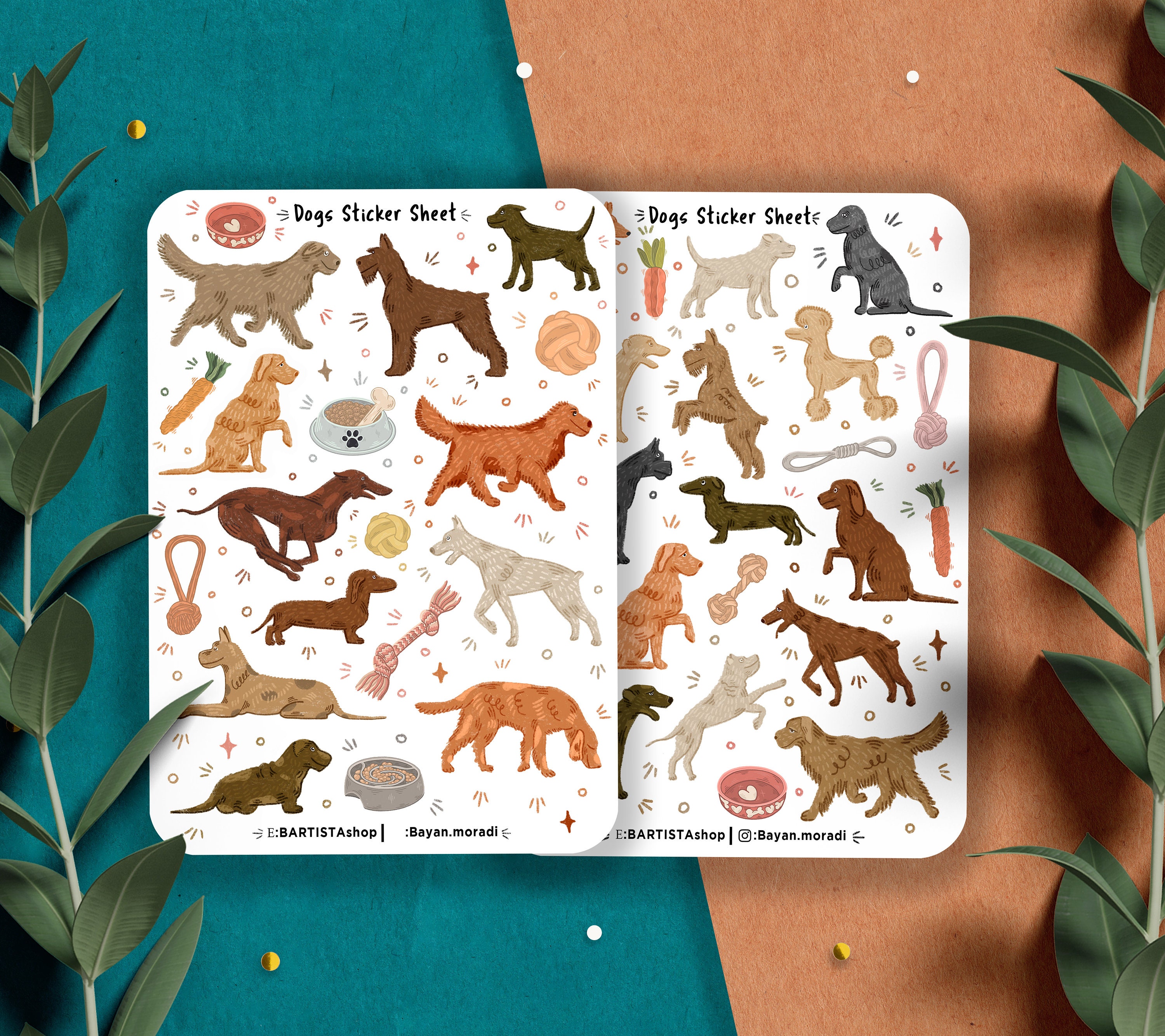 Target Dog Sticker Book Dogs Sticker Sheet, Journal Stickers, Planner Stickers, Cute Dog ...