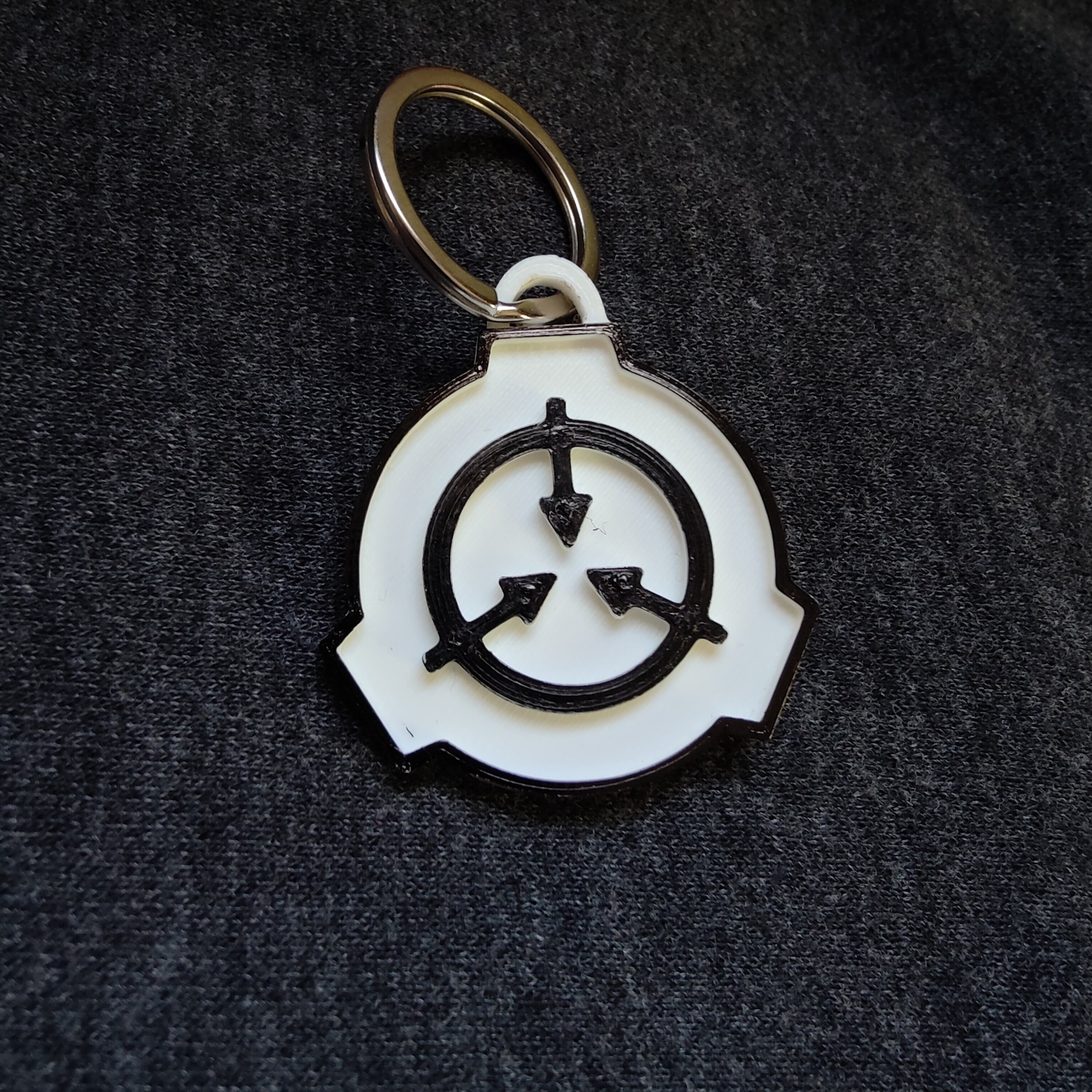 Keychain SCP Foundation Series 2 MTF Logos 24 Designs 3D 