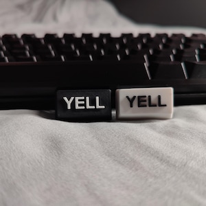 YELL Caps Lock Artisan Keycap for Cherry MX Switches