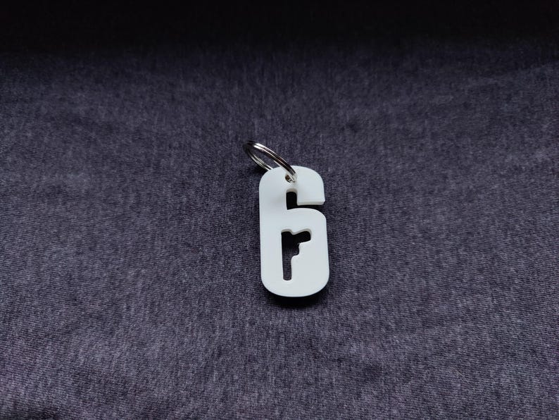 3D Printed Rainbow Six Siege Keychain - Etsy