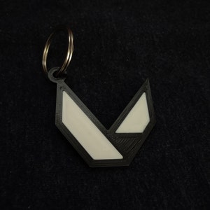 3D Printed Valorant Logo Keychain - Etsy Australia
