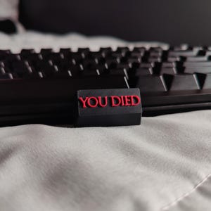 YOU DIED Backspace Artisan Keycap for Cherry MX Switches