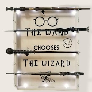 Customizable Light Up Wand Display
