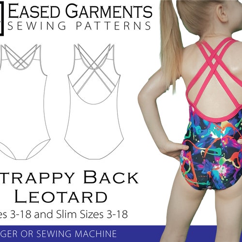 Gymnastics Leotard Girls Pattern PDF Leotard Sewing Pattern Etsy Australia