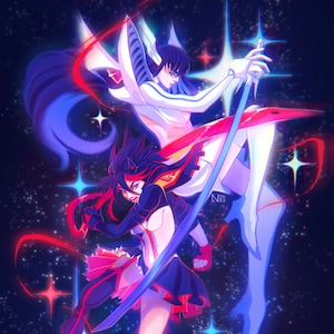 Kill la Kill Ryuko and Satsuki Print