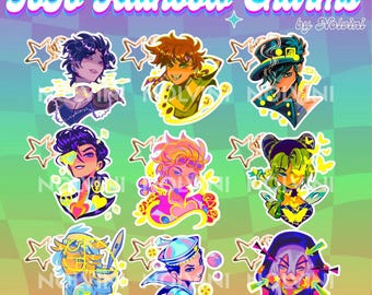 JJ Rainbow Acrylic Charms