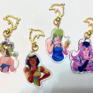 LAST CHANCE: Bobo's Crazy Journey Rock Sea Acrylic Charms