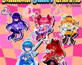 Madoka Magica Glitter Charms