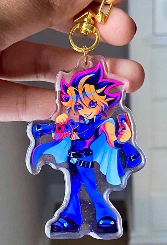King of Games/former No.1 Duelist Glitter Acrylic Charms - Etsy