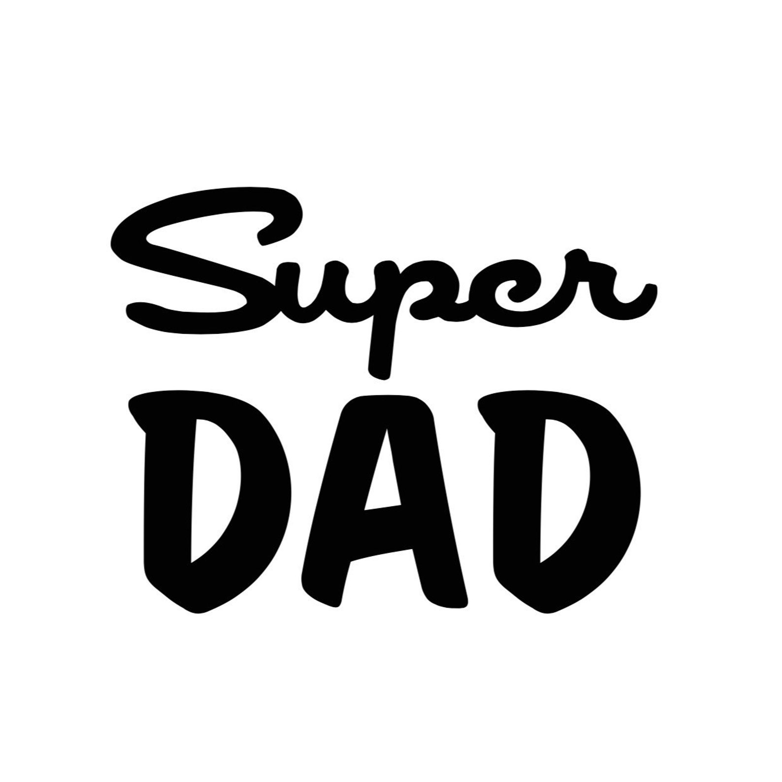 Super Dad Vinyl Sticker Decal for Laptop Tumbler Car Mug | Etsy
