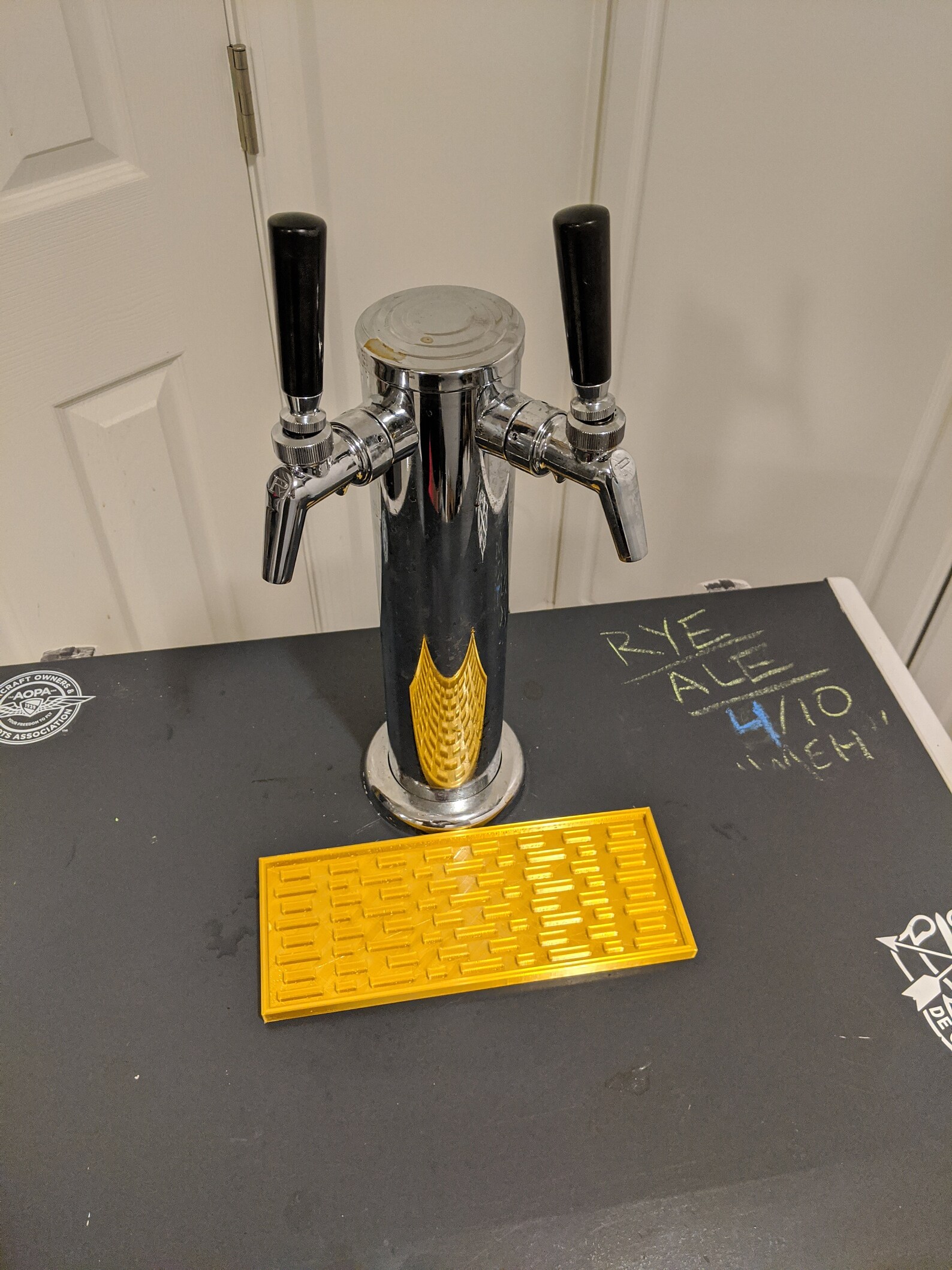 4 Piece Kegerator Drip Tray and Drying Tray Set Etsy