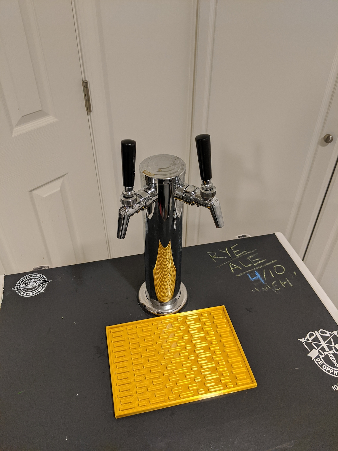 4 Piece Kegerator Drip Tray and Drying Tray Set Etsy