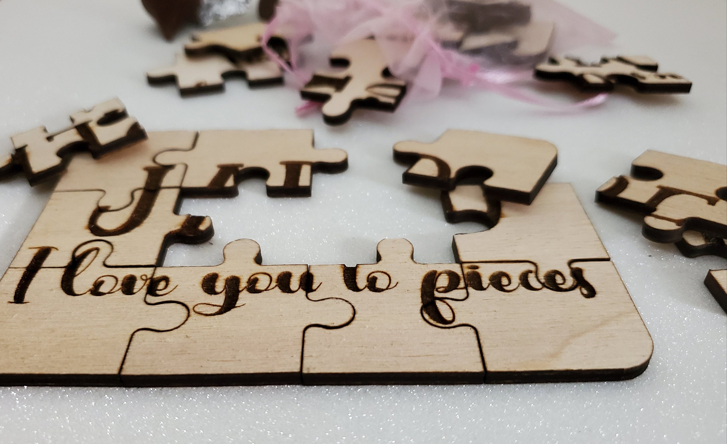 Personalized 12 Piece Wooden Puzzle Etsy