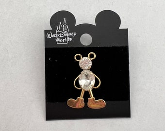 Mickey Mouse Rhinestone Pin- en el tablero original