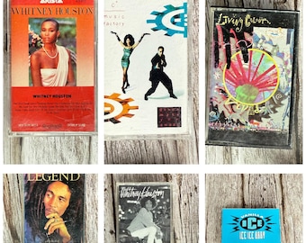 Vintage R&B and Hip-Hop Cassette Tapes – Choose Your Favorite