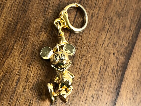 Disney Mickey Mouse Brass Keychain -Dancing  Mick… - image 6