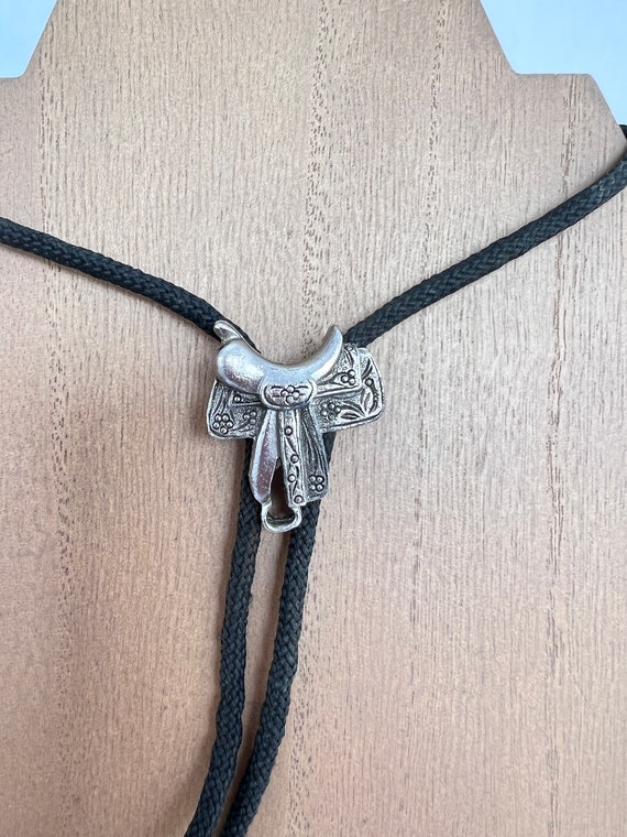 vintage bolo tie horse Gem