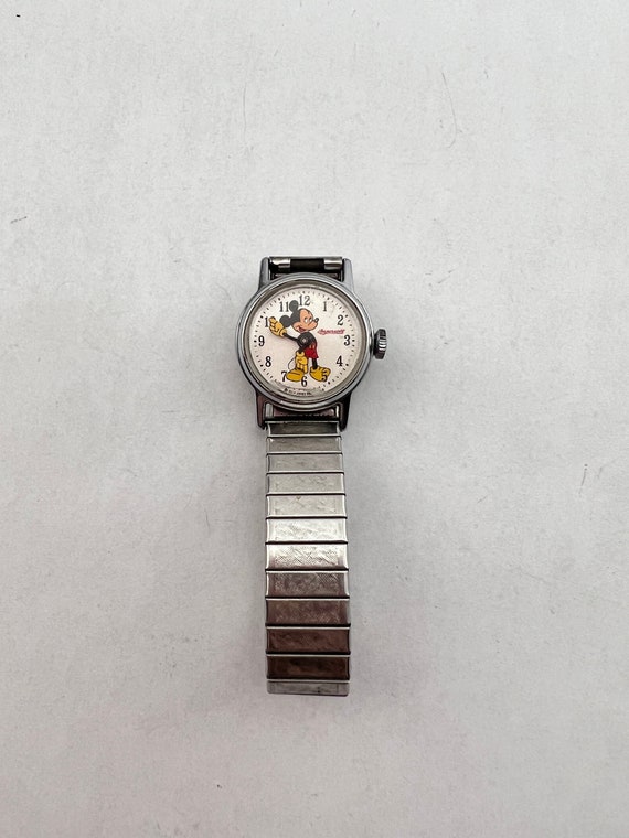 Antique Bradley Time Mickey Mouse Mechanical Watch