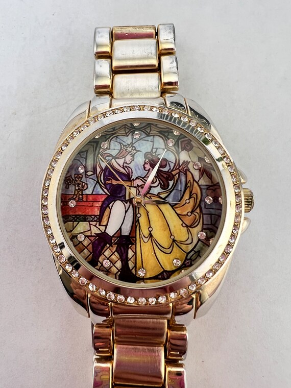 Disney's Iconic Beauty and the Beast Watch with Gold … Gem