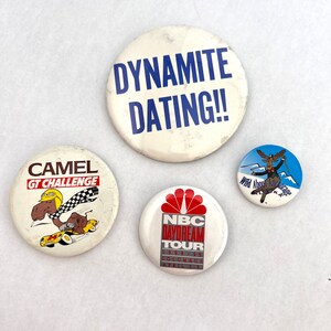 Misc Vintage Button Pins