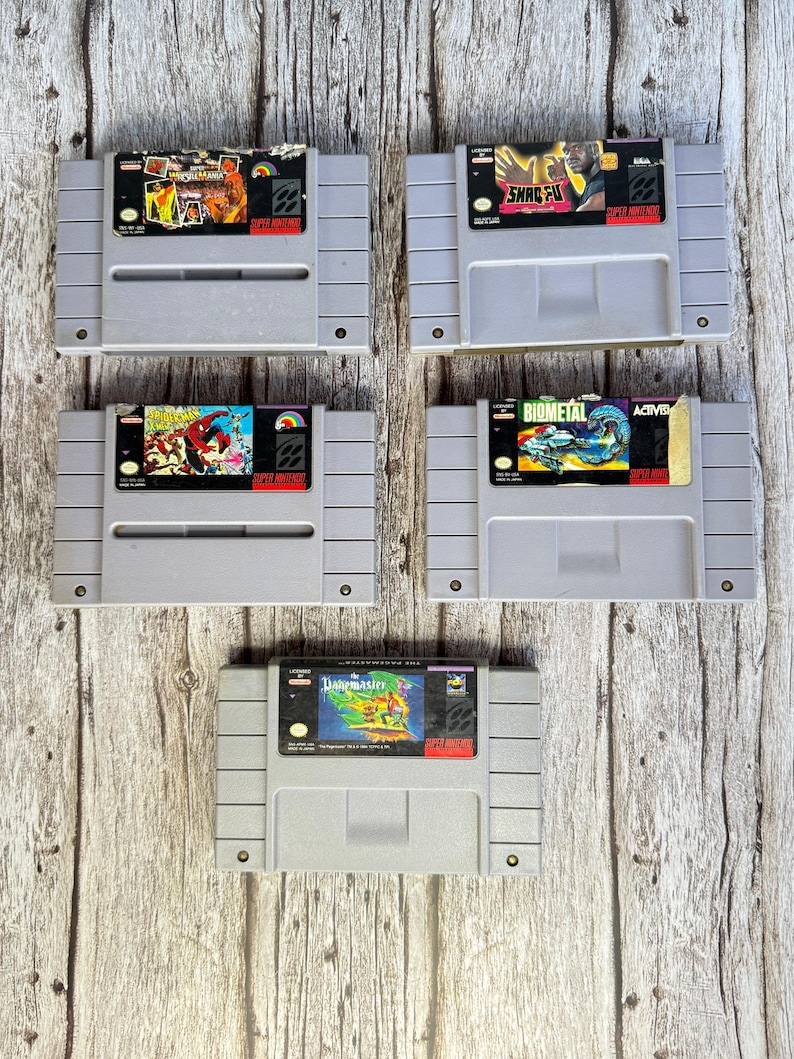 Vintage SNES Game Cartridge – 90s Untested Classics, Sold Separately - Etsy
