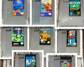 Cartucho de juego NES vintage – Clásicos de Nintendo sin probar (Se venden por separado)