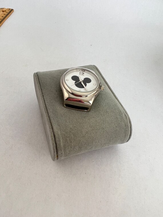 Disney Parks Mickey Mouse Watch - Silver Tone Cas… - image 2