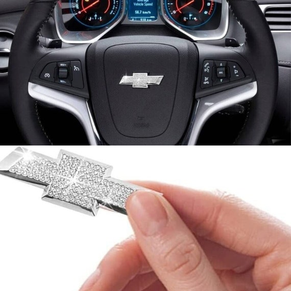 Chevy steering wheel emblem cheap bling