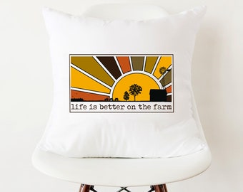 Farm Animals Nursery Accent Pillow Farm Life Nursery Pillow