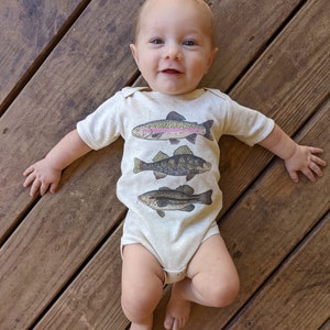 Three Fish Body Suit, Summer Fishing Outfit, Outdoor Summer Clothing, Baby  Boy Fishing, Nature Baby Outfit, Baby Boy Gift, Fishing Baby Top -   Sweden