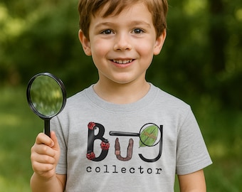 Bug Collector Kids T-Shirt | Nature Explorer Tee