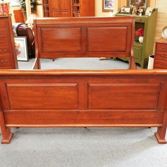 Bob Timberlake Lexington Furniture King Sleigh Bed Cherrywood Etsy
