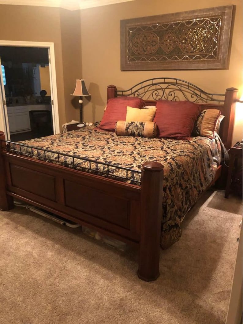 Bob Timberlake King Size Bed Frame Cherrywood Lexington Etsy