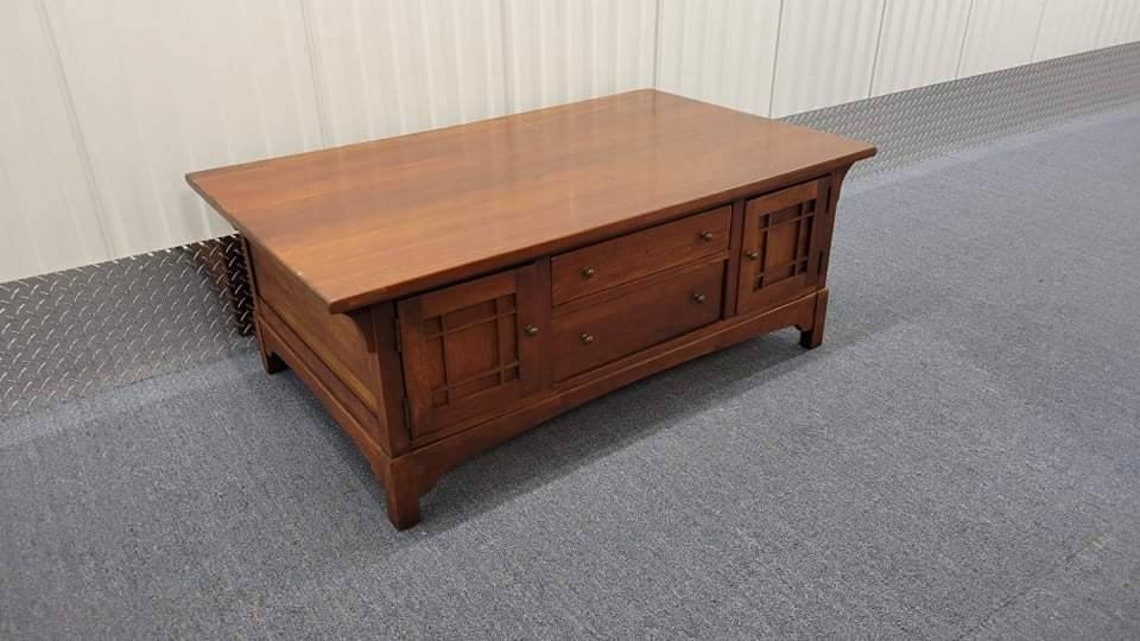 Bob Timberlake Arts & Crafts Coffee Table Cherry Etsy