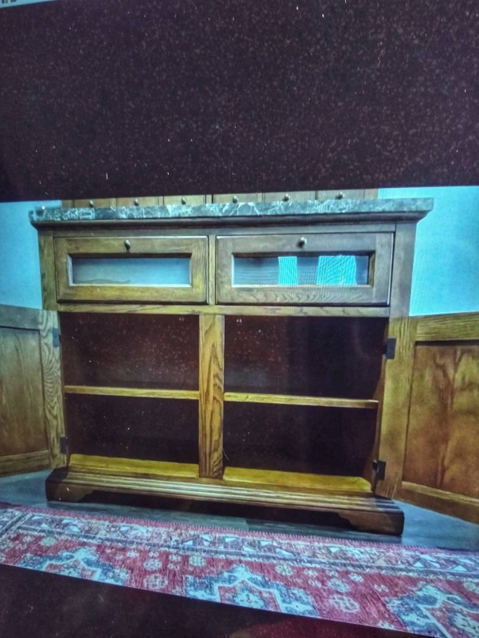 Bob Timberlake Lexington Furniture Oak Lighted Hutch Etsy