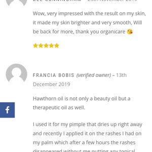 Hawthornoil FaceSerum|BathBeauty FaceOil Rosehip SeedOil OrganicMoisturizer SkinCare Hyaluronic Serum Hyaluronic Acid FacialCare AntiAging Natural Serum Facia Toner
