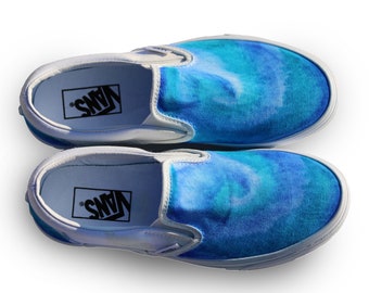 tie dye vans shoes