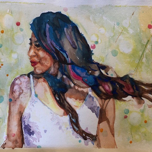 Commissioned painting of person or shops pet