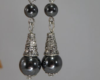 Hematite Earrings