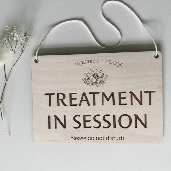 Engraved in Session Sign • In Session Sign for Clinic • In Session • Please Do Not Disturb Sign