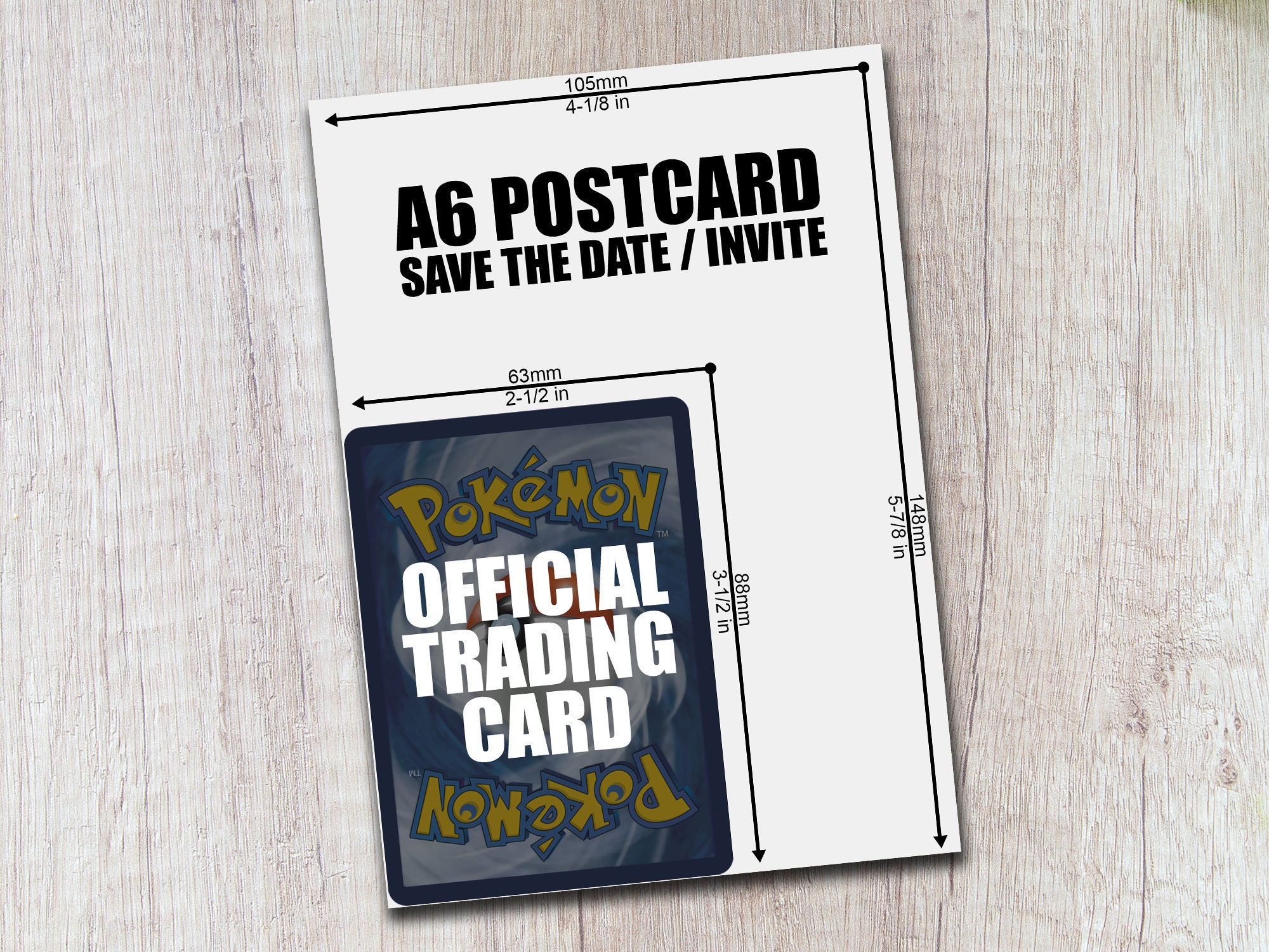 pokemon card wedding invitations Wedding Card main image 1