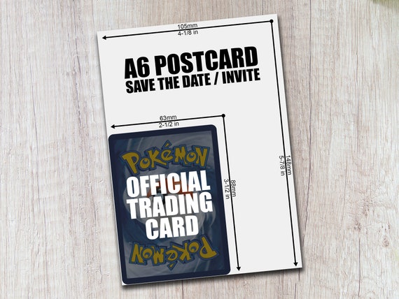 Pokemon Card - Wedding Save the Date - Etsy Sweden