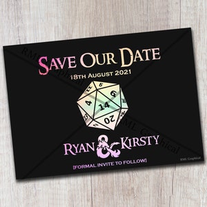 Dungeons & Dragons - Hochzeit Save The Date